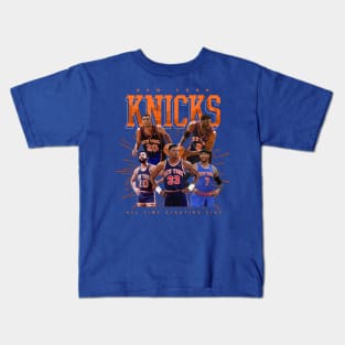 New York Knicks All Time Starting Five Kids T-Shirt